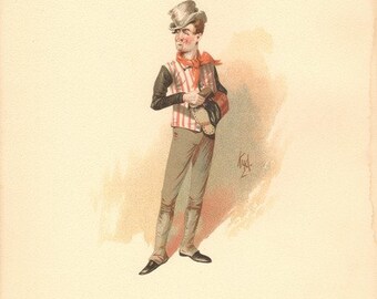 Sam Weller, Mr. Weller, Sam Weller Illustration, Sam Weller Wall Decor, Sam Weller Digital Print, Sam Weller Poster Print