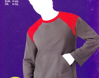 Simplicity 2015 Sew Simple pattern, uncut, men's knit top in sizes S-XL