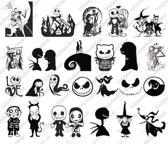 Download Nightmare Before Christmas SVG Collection, Nightmare DXF ...