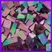 Mosaic Tiles 25 pcs HOT COLORED IRIDESCENT Tiles Stained Glass Mosaic Tile