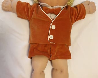 Cabbage Patch Boy Doll in Gold Velvet Tux