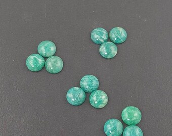 10mm Russian Amazonite Cabochon, calibrated, amazonite, amazonite cab, amazonite cabochon, green stone, small cabochon, green amazonite