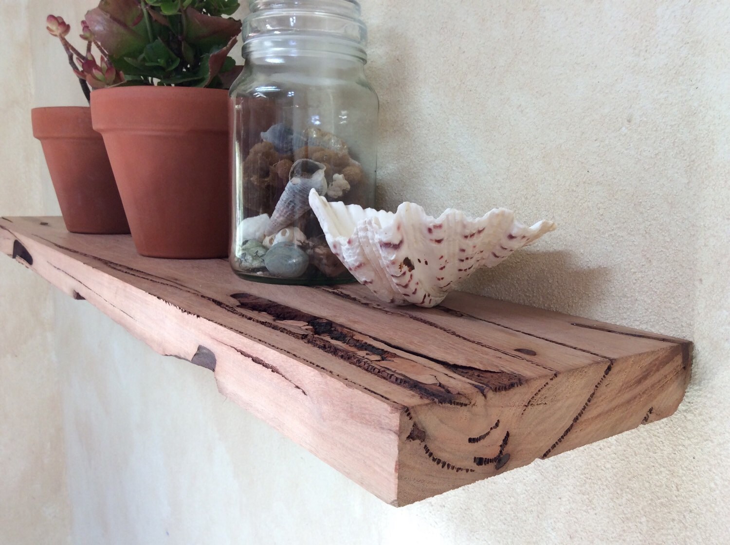 Floating Shelves Wood Kitchen Floating shelf Rustic Timber