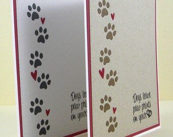 Dog Sympathy Card, Pet Sympathy Card, Handmade Dog Sympathy, Loss of Dog Card, Pet Loss