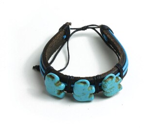 Handmade Set Of 12 Bracelets: Elephants & Tusks