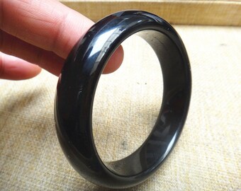 60mm Natural obsidian bracelet