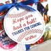 Baseball party tags PRINTABLE FILE, vintage baseball, baseball birthday, baseball party favor tag, baby shower, wedding, gender reveal