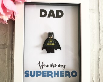 Gift for Dad | Husband Present | Batman Gift | Superhero Gift | Gift for Him | Father's Day Gift | New Dad Gift | Gift for Husband |