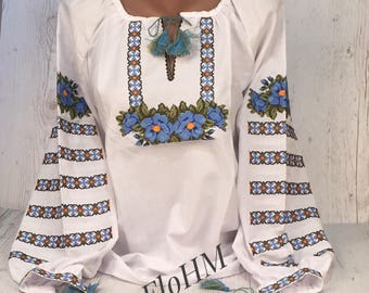 Vyshyvanka Embroidered Ukrainian Blouse, Ukrainian Vyshyvanka, Ukrainian Blouse