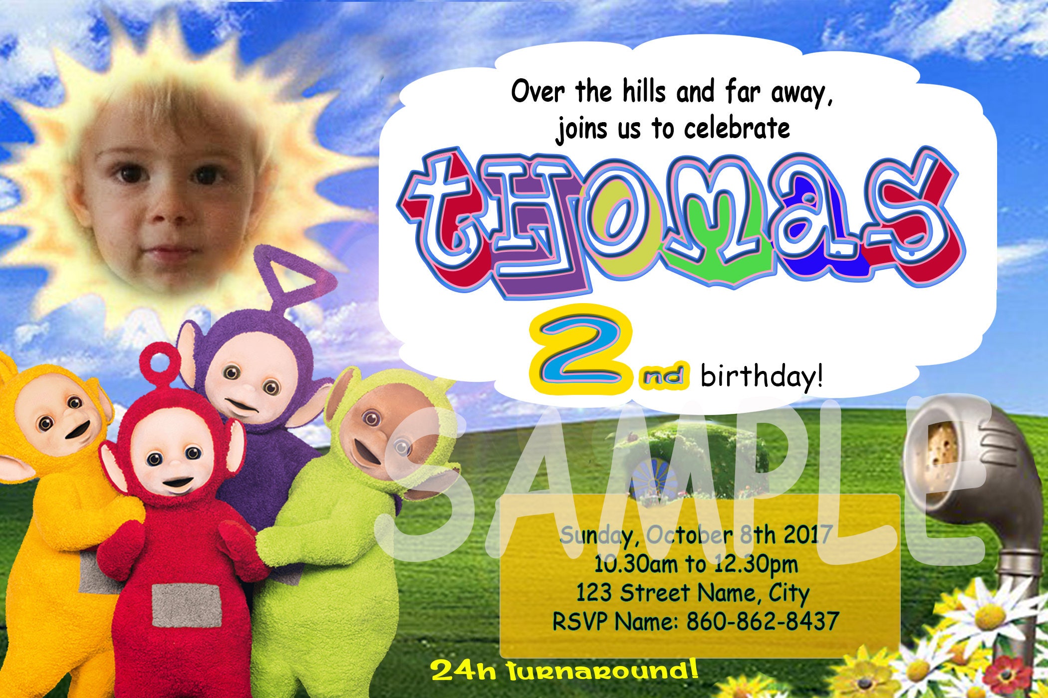 Teletubbies Party Invitations 7