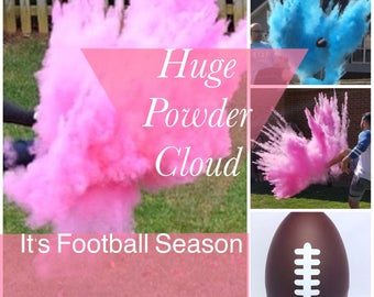 BOTH GENDERS FOOTBALL Gender Reveal Gender Reveal Ideas Football Reveal Gender Reveal Ball Gender Reveal Party Reveal Ball
