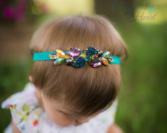 Fashion Headband - Rhinestone Headband - Flower Girl Headband - Headbands for Teens - Headbands for Girls - Headbands for Women - Rhinestone
