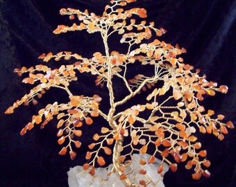 Large Carnelian Oak Gem Tree