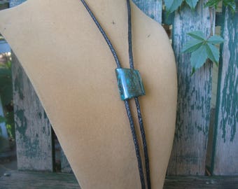 Turquoise Lariat Necklace