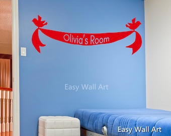customized child name wall decal custom name wall sticker
