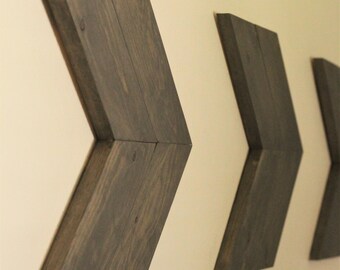 Set of 3 Large Chevron Arrows, Double