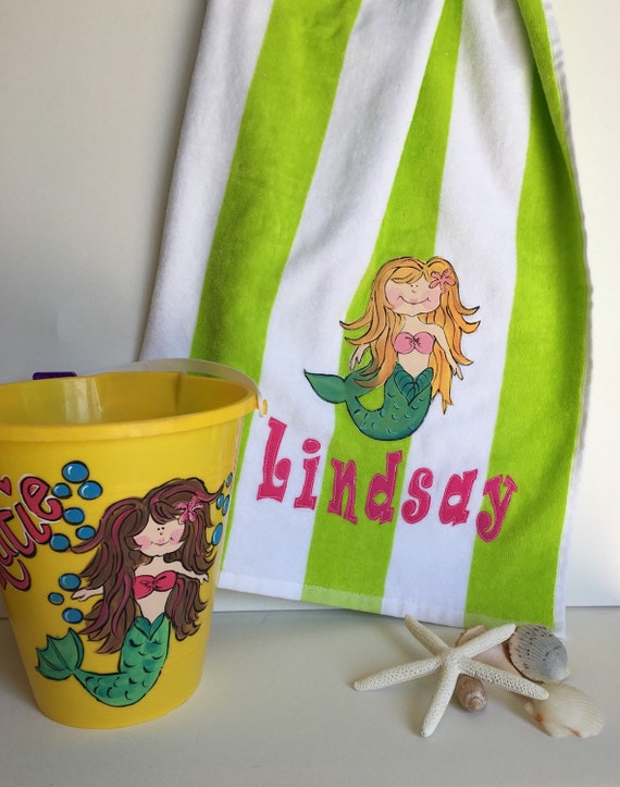 Beach gift set matching beach towel and bag beach towel