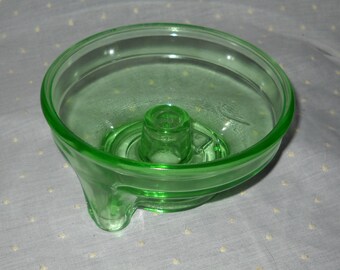 New Standard Corp Juicer Replacement Attachment Green Depression Glass for the Mount Joy Mechanical Reamer Juicer