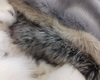 faux fur fabric bundle, fabric remnant bag, bear making, craft kit