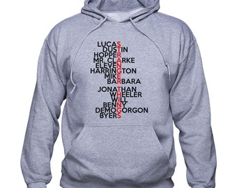 Stranger Things sweatshirt/ Stranger Things Custom hoodie/ Stranger Things Characters pullover/ Stranger Things gift/ sweater/ fan/ (Q236)