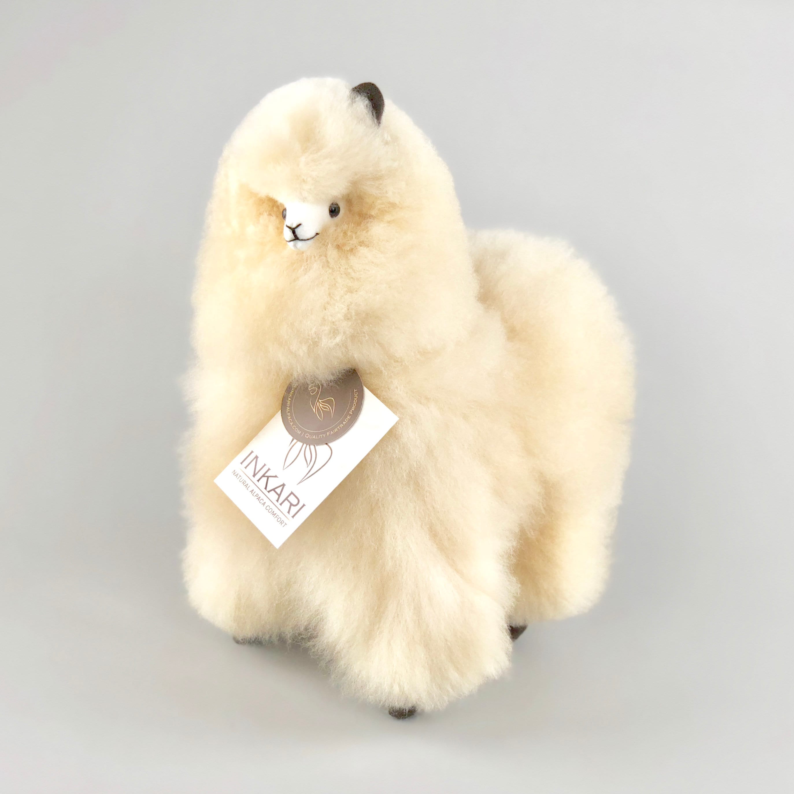 fluffy alpaca toy