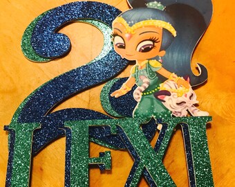 Personalized Shine Cake Topper