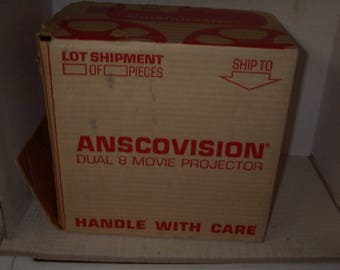 Vintage Anscovision Dual 8 Movie Projector