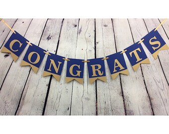 Congrats banner | Etsy