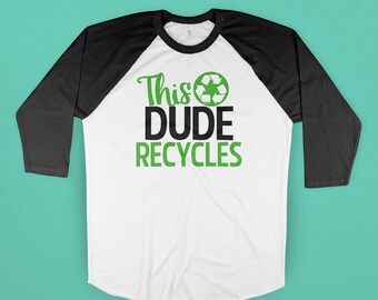 This Dude Recycles Svg, Earth Day SVG, DXF, EPS, png Files for Cutting Machines Cameo or Cricut - Recycle Svg, Earth Svg, Planet Svg