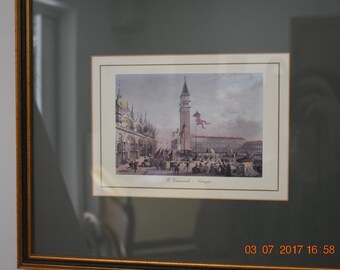 Framed print of carnival- Venise