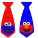 Monster ties Cuttable, dxf, eps, png, jpeg, svg, silhouette, circuit, like elmo and cookie