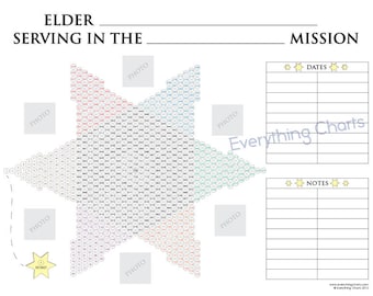 Missionary Countdown Chart for Elders - PDF File/Printable