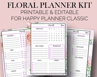 Happy planner insert | Etsy