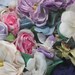 BOX of mixed ANTIQUE FLOWERS,Vintage 30s to 80s,Velvet flower,Lot of victorien flowers,Antique flowers garnish,vintage,vintage millinery