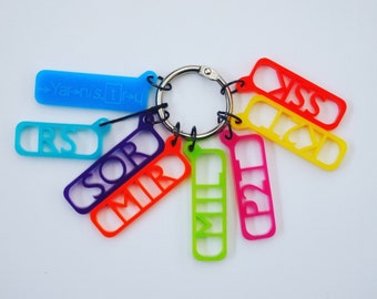 Pattern reminder knitting stitch markers
