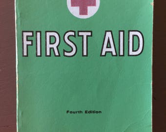 First Aid - Vintage American Red Cross Manual-1966
