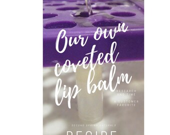 DIY Lip Balm - Commercial Use - How to make your own Lip Balm - Recipe and Tutorial
