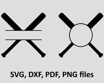 Baseball SVG,Baseball SVG Cut files,Baseball monogram for Silhouette,softball svg files,softball silhouette Cricut,softball Baseball bat