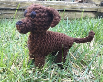 Knitted Dachshund Puppy
