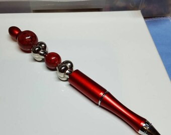 Candy apple red pen