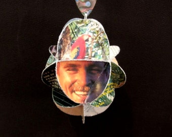 Jimmy Buffett Album Cover Ornament Made Of Repurposed Record Jackets