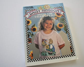 Hot iron Transfer Patterns BOOK DAISY Kingdom Transfers Book 170 PAGES! Hot Iron On Transfers, Leisure Arts 170 pages of transfers - paint