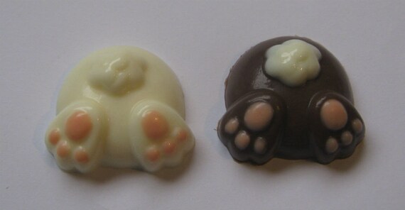 One dozen bunny butt cupcake toppers party favors