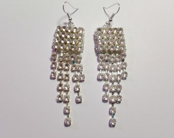 Beaded Earrings "Rhinestones"