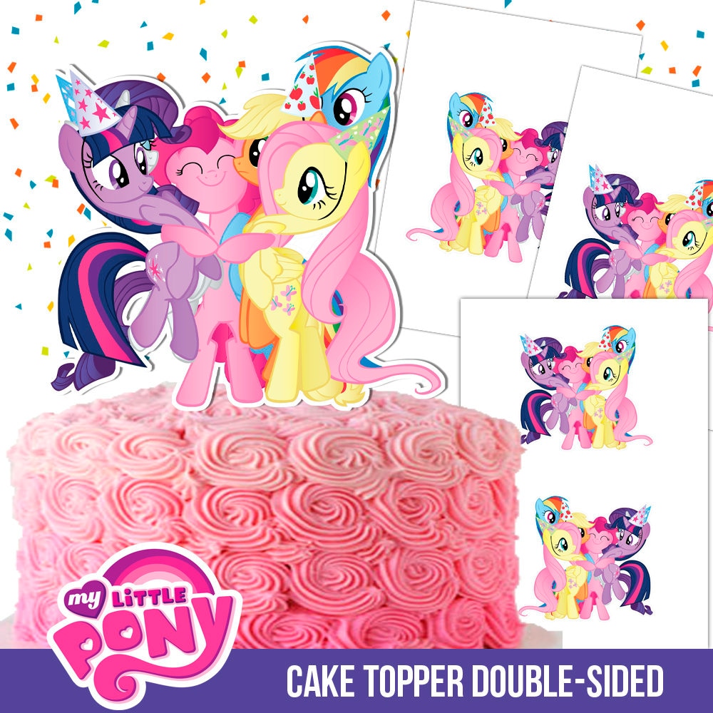 My Little Pony Cake Topper Double-Sided/My Little Pony