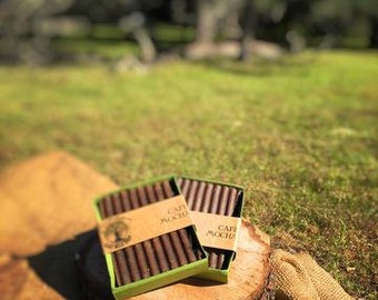Cafe Mocha Bar Soap - goats milk soap - exfoliating soap