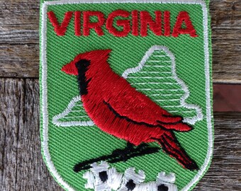 Virginia Vintage Souvenir Travel Patch from Voyager
