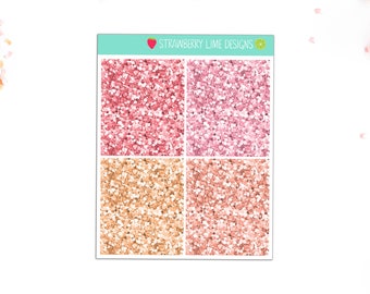 Summer Picnic Glitter Headers