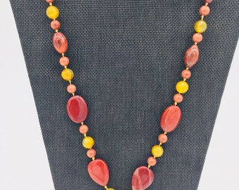 Red creek jasper necklace