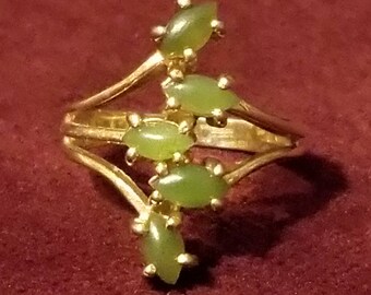 Sarah Coventry "Helena" Ring 18K H.G.E. 1978 Hostess Ring